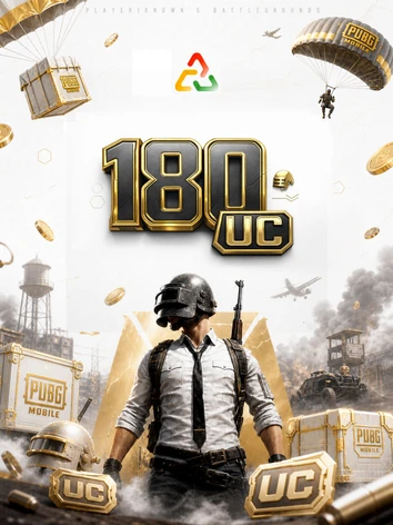 خرید 180 یوسی PUBG Mobile با واریز عاجل و مستقیم